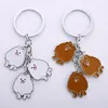 Keychains Jewelry Lovely Pomeranian Dog Charm Key Chains For Women Men Metal Pet Dogs Bag Car Ring Holder Gifts Wholesale