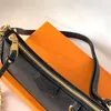 9A Shoulder Bag Underarm Evening Underarm Embossed Soft Grain Calfskin Tote Chain Handbag Mail Bag Courier Leather Casual Zipper 19cm With Original Box L234