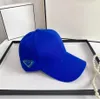 Ball Caps Luxe designer pet metalen driehoek cap zomer effen kleur Ball Caps lente herfst zonnescherm hoed voor mannen vrouwen 3VPZ