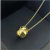 Necklace Female Ringer Pattern Pineapple Collarbone Chain Plaid Rose Gold Electroplating Couple Jewelry Manufacturers M2218