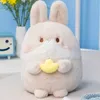 Animaux en peluche 30 cm mignon gros cochon lapin ours chien en peluche doux en peluche dessin animé Animal fourrure enfants poupée fille cadeau d'anniversaire