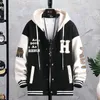 Mens Jackets Spring Autumn Jacket Baseball Coat Junior High School Students Handsome For Boys Youth Trend College Wear 230810