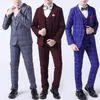 Ternos Masculinos Blazers Elegante Um Fundo Noivo Festa Kid Suits Estilo Boy's Business Ternos 3 PeçasJaquetaPant Colete Traje de Novio 230809