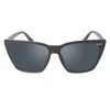 Solglasögon ramar kaj varumärke design katt ögon solglasse mode kvinnlig vintage spegel cateye feminino uv400 230809