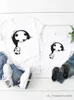 Familjmatchande kläder Familj Matchande kläder Animal Love Panda Women Kid Child Summer Mamma Mama Girl Boy Mother Te T-shirt Klädkläder R230810