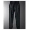 Men's Pants Summer Fashion Streetwear Ice Silk Mesh Elasticity Trousers Casual Jogging Fitness Sports Men Clothing Pant