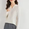 Pulls pour femmes laine femmes pour petit revers mode vestes haute qualité à manches longues pulls femme vêtements en laine