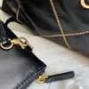 Сумка Lady Hobo Дизайнерская сумка на плечо 39 СМ Натуральная кожа Сумка на цепочке для золотых монет Нежная подделка Super_bagss With Box YC017-2