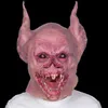 Страшная летучая мышь монстр маскирует ужас вампир головной убор Хэллоуин вечеринка дьявол ужас костюм реквизит HKD230810