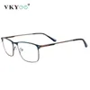 Reading Glasses VICKY Men's Business Prescription Eyewear Hyperopia Reading Eyeglasses Men Brand Design Myopia Metal Frame Optical Glasse LT2062 230809