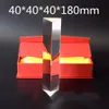 Prisms Rainbow Crystal Prism 40*40*180mm Triangular Prism Large Rainbow Po Gift Experimental Equipment Optical Glass 230809