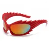 Güneş Gözlüğü Tasarımcı Gözlükleri 2023 Avrupa ve Amerikan Kişiselleştirilmiş Gözlük Modaya uygun Net Kırmızı INS Sports