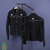 Men's Tracksuits NEEDLES Butterfly Embroidered Vintage School Suit Shirt Pants Casual Jacket Set J230810