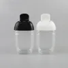 Partihandel 30 ml Hand Sanitizer Bottle Pet Plastic Half Round Flip Cap Bottle Children's Carry Desinfectant Hand Sanitizer Bottle LL LL