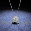 Accessori per gioielli di marca di lusso di moda tiff in pietra in argento sterling collana in pietra da donna a diamante a pendente a pendente trasmissione di alta qualità