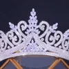 Bijoux de cheveux de mariage zircone brillant princesse couronne reine cristal diadèmes de mariée 230809