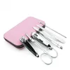 Wholesale 6 PCS Nail Clippers Kit Scissors Tweezer Knife Pick Utility Manicure Set Tools Random Color JL1869