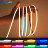 Other Event Party Supplies FOB COB LED Strip 12V 24V DC RA90 Flexible High Bright Led Tape 3mm 5mm 8mm 10mm Light Bar Ice Blue White Red Green Pink Yellow 230809