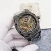 Zegarka na rękę męską na rękę Tourbillon 12 kolorów Rose Gold All Black Black Stali Stal Gentleman Styl z w pełni automatycznym ruchem mechanicznym i najlepszymi męskymi zegarek