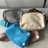 LL Bolsas de yoga Everywhere riñonera Deporte al aire libre riñonera de yoga mujeres hombres LL bolsas de gimnasia correa ajustable elástica cremallera riñonera bolsa súper capacidad 1L