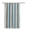 Jarl home Whole Blue White Striped Shower Curtains with Hooks Bathroom Waterproof Polyester Fabric Shower Curtain with Grommet255k