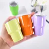 New 3oz Sublimation Mini Shot Macaron Tumbler with Straw Lid Stainless Steel Sublimation Mini Blanks Mini Shot Cups