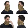 Bandanas Leopard Print Bandana Neck Gaiter Hindproof Face Cover Cover Women Men Animal Skin Beadband Tube Balaclava