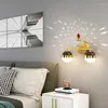 Lâmpadas de parede arandelas longas Luminaria Led lâmpada hexagonal decoração do quarto luz para vela