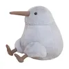 حيوانات أفخم محشوة 1pc 30/40cm LifeLike Kiwi Bird Toy Toy Cute Stuffed Animal Doll Soft Cartoon Field Birthday Gift Decor R230810