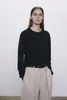 Kadın Tişörtleri Ioo 2023 Bahar Yuvarlak Boyun Çok Renkli Basit Basit Gevşek Yumuşak Düz Renk Dipli Gömlek Yüksek Kalite