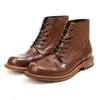 Boots In 2023 the classic leather soled Martin boots with retro buffed old men's cow three joint high top boot 230810