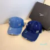 Bollmössor baseballmössor för kvinnor sommar sol hatt mode flicka tvättade denim casual cap retro kvinnor hatt golf mössor