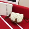 Bayan Crossbody Bag Lüks Tasarımcı Çanta Vintage Omuz Çantası Klasik Baskılı Crossbody Çantalar Kaplı Tuval Eyer Çantası Arc de Triomphe Flep Deri Mini Cüzdan