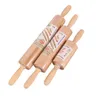 3 Size Professional Wooded Rolling Pin For Baking Dough Rolle Smooth Tapered Design Fondant Pie Crust Cookie Pastry Kitchen Cooking Baking Tools JL1859