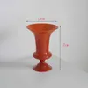 Home Decor Glass Vase Living Room Decoration Plant Flower Pot Decoration Desktop Hydroponic French Retro Large-caliber Vase HKD230810