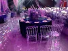 Chaise en cristal hôtel mariage chaise en bambou commerciale chaise napoléon réception de banquet en plein air chaise transparente transparente 907