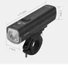 Cykelbelysning Rockbros LED -cykelljus laddningsbar ficklampa för MTB Road Bike IPX6 Vattentät 1000lm Cycling Front Lamp 5 -lägen Strålkastare HKD230810