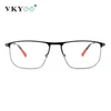 メガネvkyeeメンズビジネスの処方アイウェアハイペルピアポヒョムティック眼鏡眼鏡男性近視メタルフレーム光学グラス230809