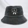 Szerokie brzegowe czapki wiadra czapki wiadra czapka un verano sin ti rybak hatów kobieta letnie składane haftowane czapkę słoneczną bawełnę mężczyznę plażowe czapki hkd230810