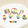 Pins Spettame 20pcs PRIDE CASUALE PRIDE LESBIAN GAY RAINBOW FLAG BAGGIO PANSESUALE ASEXUALE BISEGGIO BASSILE BASTICHE TRANSGENTRE BADGLIA DEL CUORE 230809