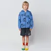 Bluzy bluzy Bluzy Bluzy Bysze chłopięce dla chłopców z kapturem z długim rękawem BC Sweter dziecięcy bobo bobo