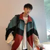 Giacche da uomo Coreano Moda Patchwork Varsity Giacca Uomo Primavera Color Block Cappotti sportivi Unisex Allentato College Outwear 2023