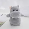 Doldurulmuş Peluş Hayvanlar 13cm Peluş Kolye Hippo Bebek Sırt Çantası Kolye Peluş Orman Hayvan Oyuncakları Peluş Anahtar Yüzük Etkinlik Hediyesi Peluş Hippo Oyuncaklar