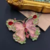 Булавки броши без вечерней чудесной фантазии Geo Butterfly Brooch для женщин -дизайнерских ювелирных ювелирных украшений Редкий роскошный бренд подарок милый топ 2383 230809