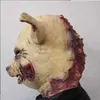 Ужасная маска для свиньи животные латекс -свиная маска костюм Хэллоуин Страшная электрическая пила маска свиньи