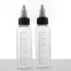 20pcsプラスチックペットEジュース液容量ドロッパーボトルツイストトップキャップタトゥー色素インクコンテナ