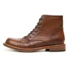 Boots In 2023 the classic leather soled Martin boots with retro buffed old men's cow three joint high top boot 230810