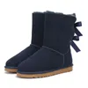 Botas de desenhista Austrália Tasman Tazz Chinelos Mulheres Plataforma Botas de Inverno Menina Clássico Bota de Neve Tornozelo Curto Arco Mini Pele Castanha Preto Cinza Sapatos