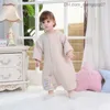 Pajamas Summer Baby Split Leg Sleeping Bag Newborn Cotton Gauze Anti Kick Quilt Sleeping Bag Children's Thin Breathable Home Fur Z230810