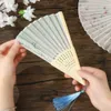 Chinese Style Products Chinese Style Silk Bamboo Folding Fan Vintage Painting Craft Handheld Fan Dance Performance Props Home Decor Desktop Ornaments R230810